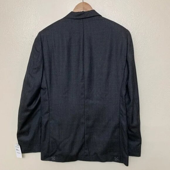 John Varvatos Star Usa Luxe Variable Tic 38 Regular Fit Suit Separate Sport Coat - Picture 5 of 8